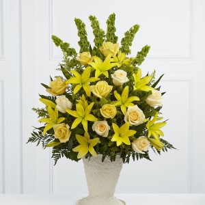 Golden Memories Arrangement Flower Bouquet