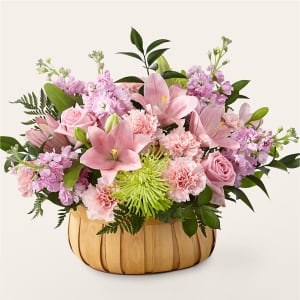 Beautiful Spirit Basket Flower Bouquet
