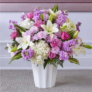 Heaven Sent Floor Basket Flower Bouquet