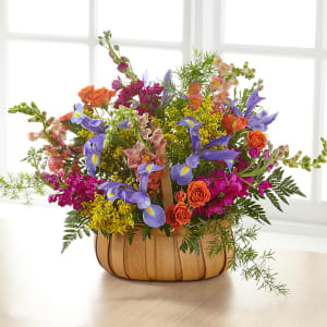 Garden of Life Basket Flower Bouquet