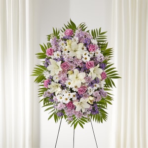 Surrounded by Love Standing Spray Flower Bouquet