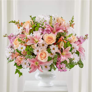 Heartfelt Gesture Urn Arrangement Flower Bouquet