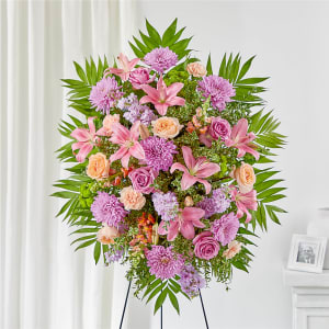 Love & Light Standing Spray Flower Bouquet