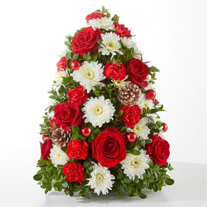 Let It Snow Tree Flower Bouquet