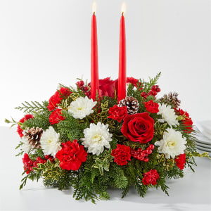Holiday Soiree Centerpiece Flower Bouquet