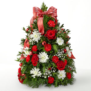 Make It Merry Tree Flower Bouquet