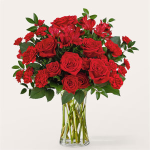 Brilliant Ruby Bouquet Flower Bouquet