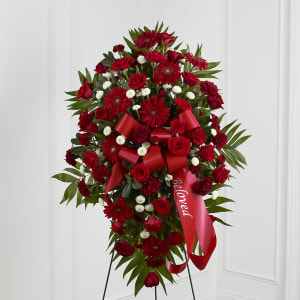 Treasured Memories Standing Spray Flower Bouquet