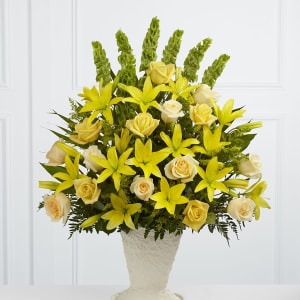 Golden Memories Arrangement Flower Bouquet