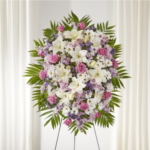 Surrounded by Love Standing Spray Flower Bouquet