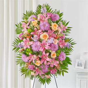 Love & Light Standing Spray Flower Bouquet