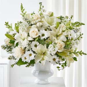 Uplifting Urn Arrangement Flower Bouquet