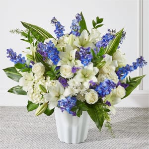 Take Comfort Floor Basket Flower Bouquet