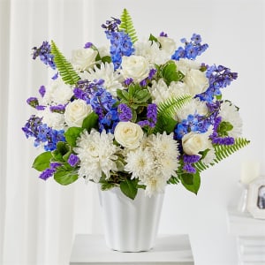 Hold Dear Tabletop Basket Flower Bouquet