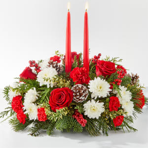 Holiday Soiree Centerpiece Flower Bouquet