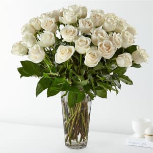 Long Stem White Rose Bouquet Flower Bouquet