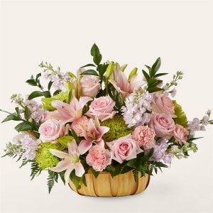 Beautiful Spirit Basket Flower Bouquet