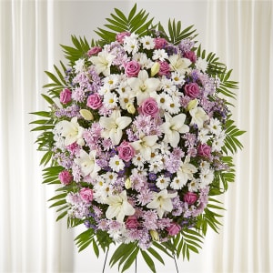 Surrounded by Love Standing Spray Flower Bouquet