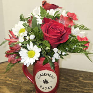 Claremont Cardinal Grad Flower Bouquet