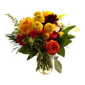 Yellow Bee Flower Bouquet