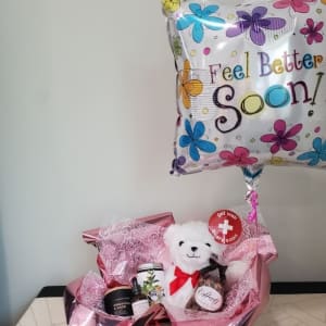 Get Well Soon Gift Bundle Flower Bouquet