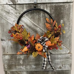 Seasonal Embrace Silk (Artificial) Wreaths Flower Bouquet