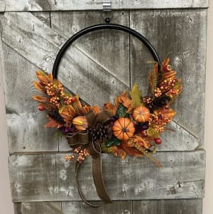 Seasonal Embrace Silk (Artificial) Wreaths Flower Bouquet