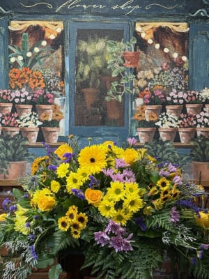 Country Roads Standing Spray Flower Bouquet