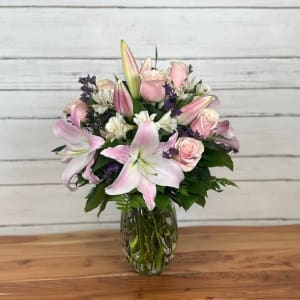 Lovely Lilies & Roses for Sympathy - new