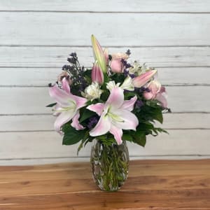 Lovely Lilies & Roses for Sympathy - new