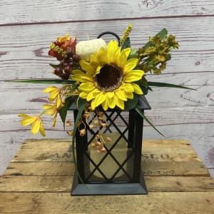 Golden Hour Silk (Artificial) Lanterns Flower Bouquet