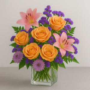 Blushing Bloomscape Flower Arrangement Blushing Bloomscape Flower Bouquet