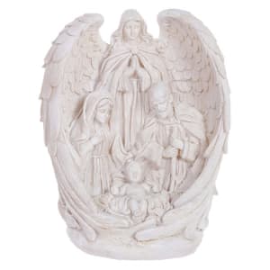 Nativity Statues Flower Bouquet