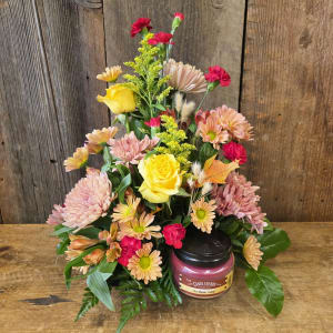 Fall Candle Designs Flower Bouquet