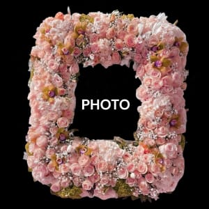 LUSH PINK STANDING SPRAY Flower Bouquet