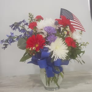 Stars and Stripes Flower Bouquet