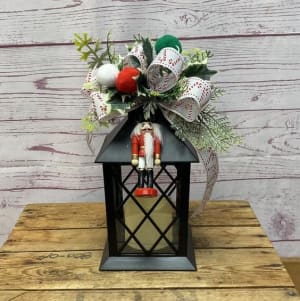 Nutcracker Silk (Artificial) Lantern Flower Bouquet