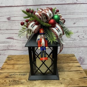 Nutcracker Silk (Artificial) Lantern Flower Bouquet