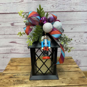 Nutcracker Silk (Artificial) Lantern Flower Bouquet