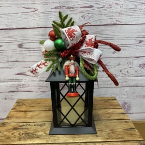 Nutcracker Silk (Artificial) Lantern Flower Bouquet
