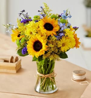 Fields of Europe Summer Flower Bouquet