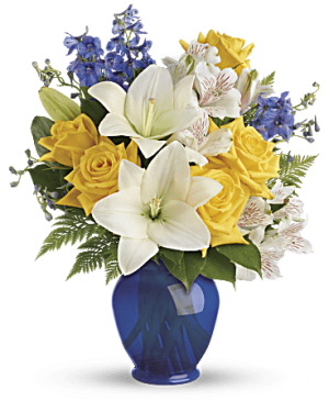 Oceanside Garden Flower Bouquet