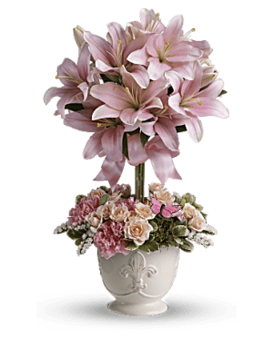 BLUSHING LILIES Flower Bouquet