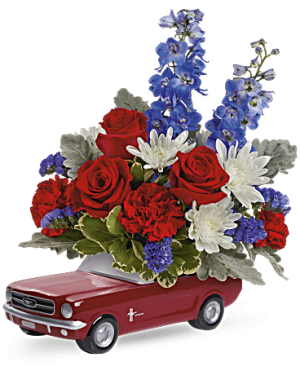 Ford Mustang Blossoms Flower Bouquet
