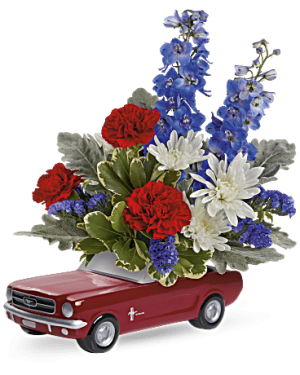 Ford Mustang Blossoms Flower Bouquet