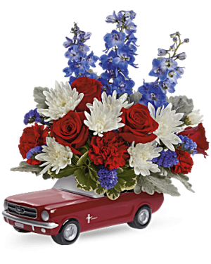 Ford Mustang Blossoms Flower Bouquet