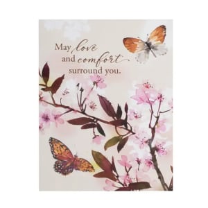 Scripture Butterfly Cards Flower Bouquet