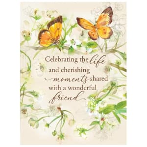 Scripture Butterfly Cards Flower Bouquet