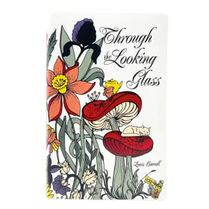 Through The Looking Glass Book Vase Flower Bouquet