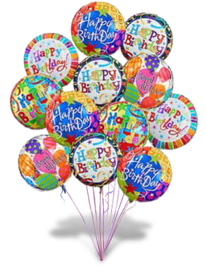 Happy Birthday Balloon Bouquet Flower Bouquet